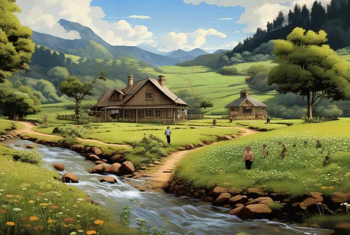 农村生活的诗句（农村生活的诗句大全）