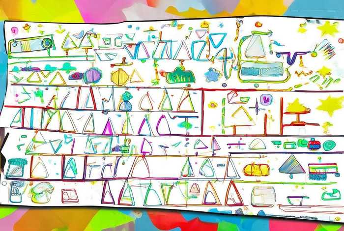 生活中的三角形手抄报四年级 - 生活中的三角形手抄报四年级,简单又好看