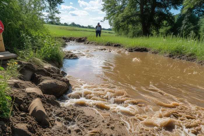生活污水排放到别人地基怎么办 - 生活污水排放到别人地基怎么办呢