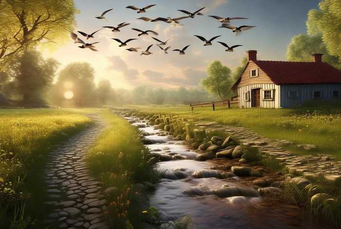 描述农村生活的诗句；描述农村生活的诗句唯美