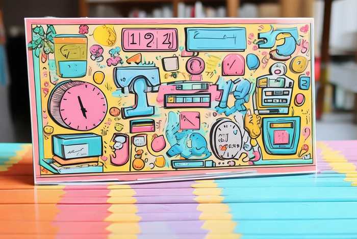 生活中的大数手抄报模板可打印 - 生活中的大数手抄报 模板