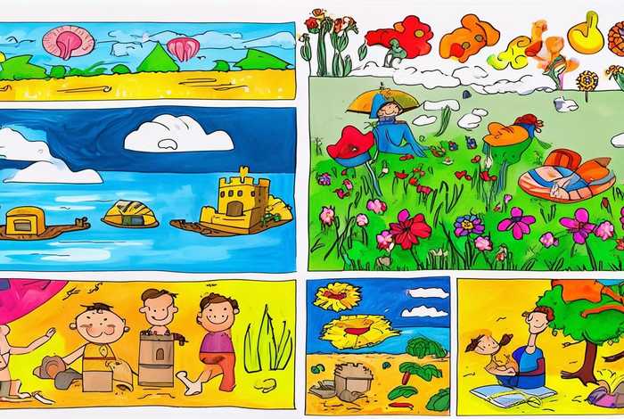 暑假生活手抄报图片大全简单，暑假生活手抄报图片大全简单又漂亮