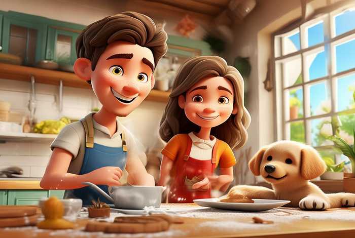 生活美好图片卡通、生活美好图片卡通画