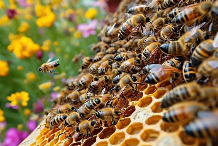 蜜蜂的生活习惯图片图文、蜜蜂的生活特点简单介绍