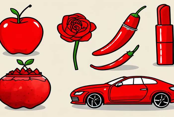 生活中红色的东西简笔画；生活中哪些东西是红色的简笔画