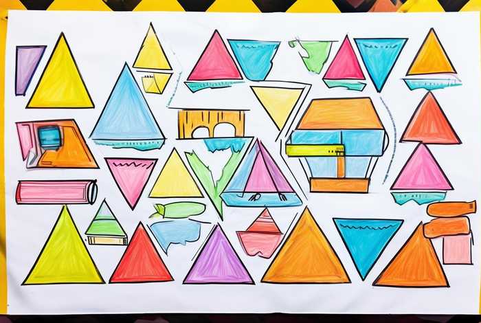 生活中的三角形手抄报打印、生活中的三角形手抄报初二