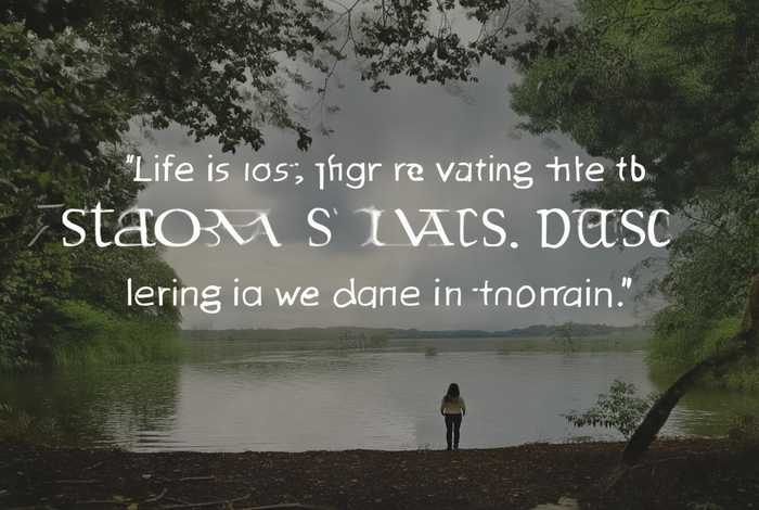 生活不是等待风雨过去下一句；生活不是等待风雨过去下一句是什么