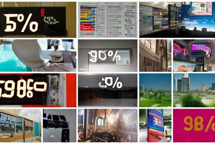 生活中带有百分数的图片 - 生活中带有百分数的图片素材