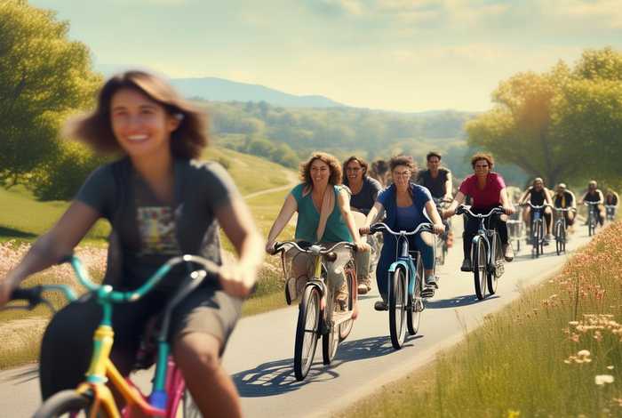 生活就像骑自行车图片；生活就像骑自行车图片大全