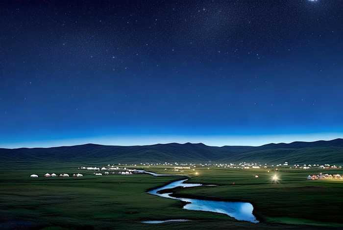 蒙古国夜景；蒙古国夜景视频大全