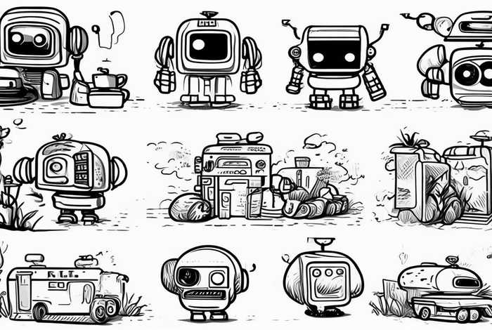 生活中的机器人图片大全（生活中的机器人图片大全简笔画）