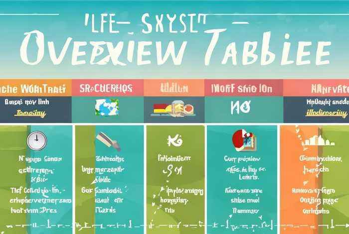 生活制度一览表、生活制度一览表怎么写