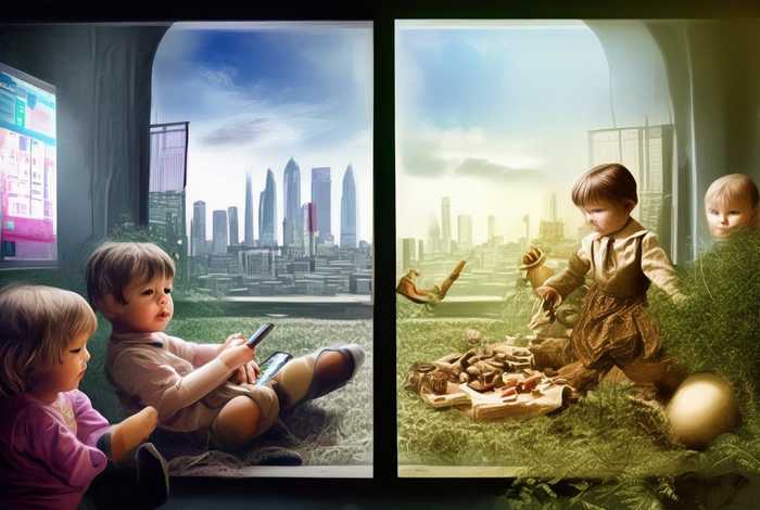 生活在现代的儿童与生活在以前社会的儿童、生活在现代的儿童与生活在以前社会的儿童的区别