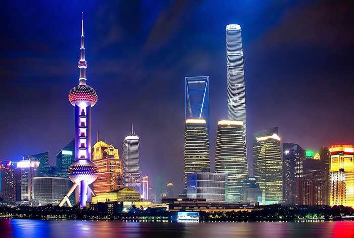 浦东夜景；浦东夜景图片