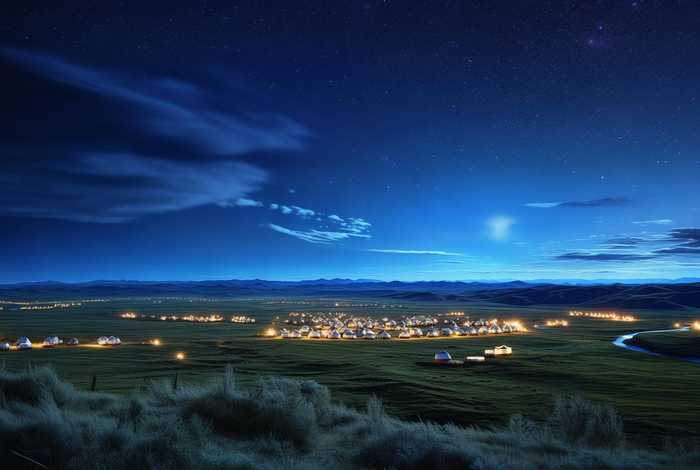 蒙古国夜景；蒙古国夜景视频大全