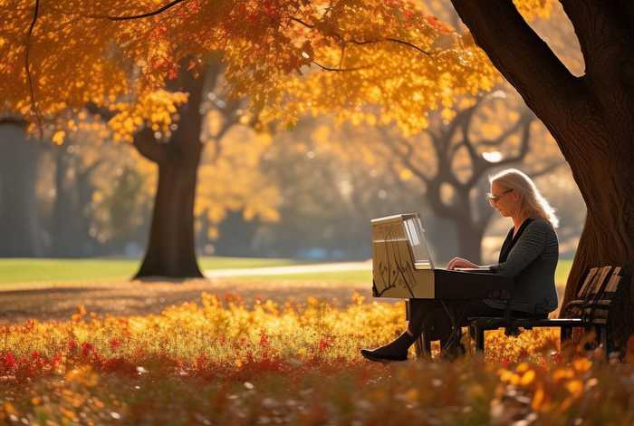 墨尔本的秋天简谱；墨尔本的秋天简谱指法教学