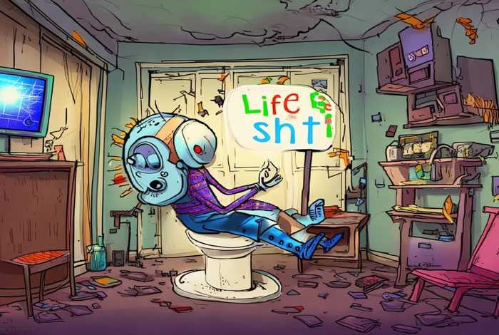 生活就像一坨屎英文，生活就像一坨屎英文怎么说