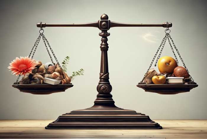 生活天平解析、生活就像天平