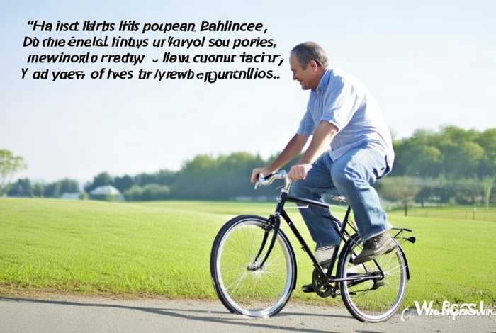 生活就像骑自行车,只有不断前进,才能保持平衡，生活就像骑自行车,只有不断前进,才能保持平衡!