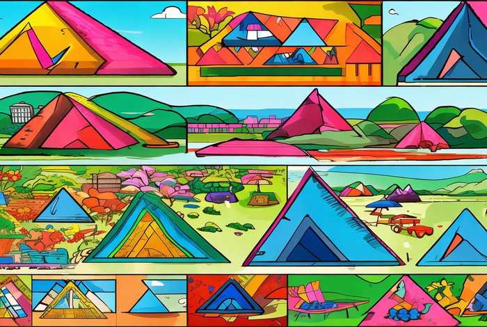 生活中的三角形手抄报 - 生活中的三角形手抄报模板