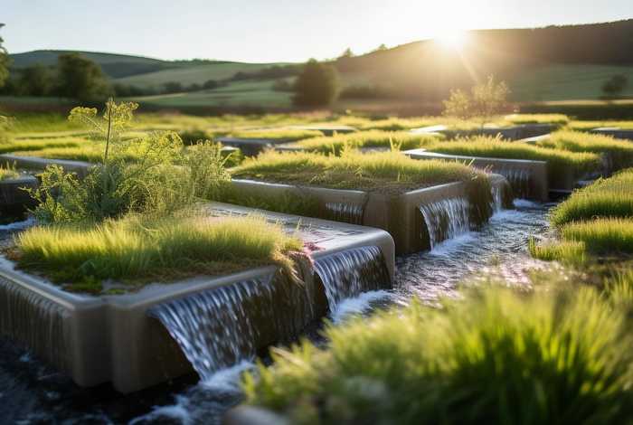 农村生活污水处理工艺生态滤床图纸 - 农村生活污水处理工艺设计