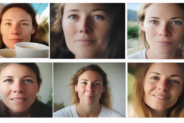 普通女生生活照图集素颜 - 普通女人生活照片头像素颜