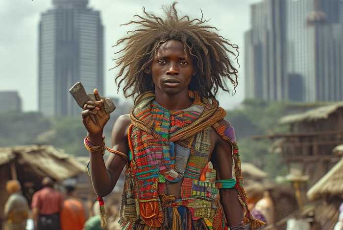 生活在现代的原始人；生活在现代的原始人是谁