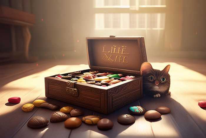 生活是一盒巧克力你永远也不知道；生活是一盒巧克力你永远也不知道的英文