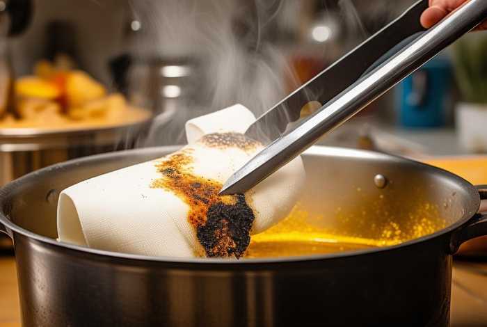 生活抽纸掉进热油里边立马拿出来了油还可以吃吗；纸掉进食用油里了还能吃吗