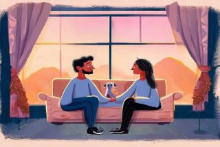 情侣生活手绘图片（情侣生活手绘图片素材）