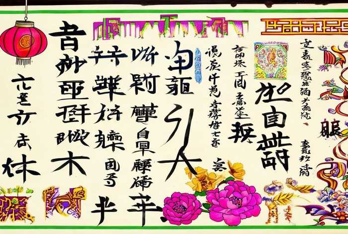 生活中的汉字手抄报图片（生活中的汉字手抄报图片大全）