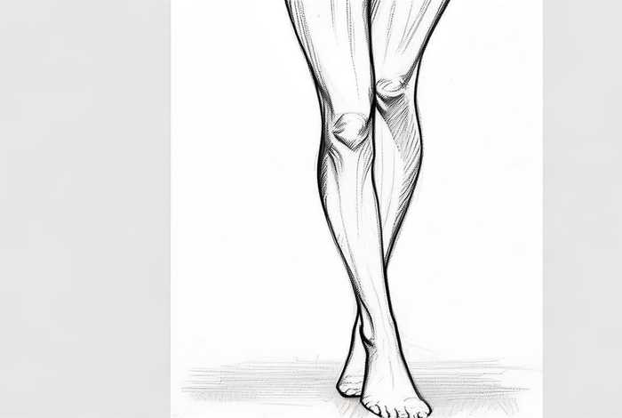 美女腿的画法 美女腿的画法简笔画