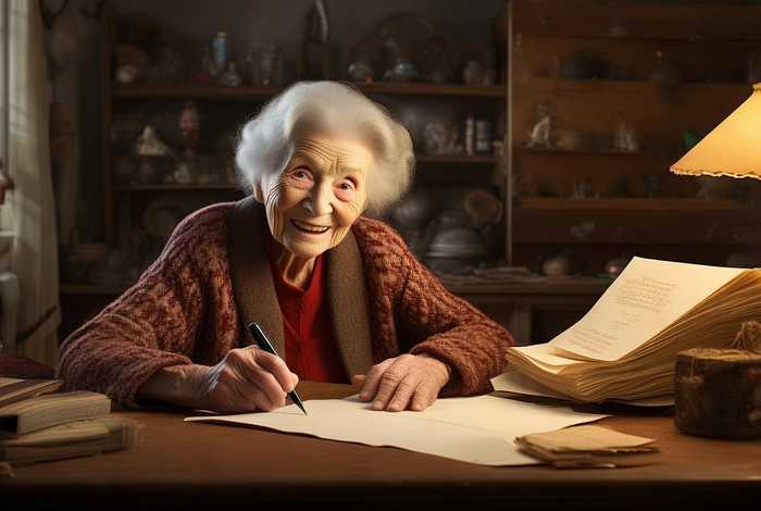 欧美老太给年轻人的忠告，the old granny is beginning to prepare