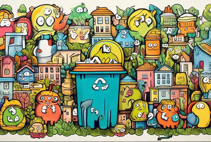 生活垃圾分类主题创意手抄报 生活垃圾分类主题创意手抄报图片