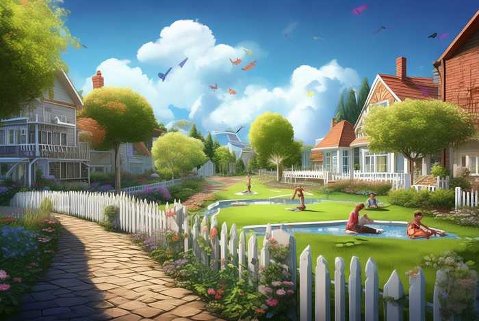 生活景观区，日常生活中的景观类型