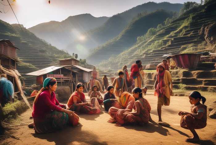 尼泊尔人的生活、尼泊尔人的生活图片