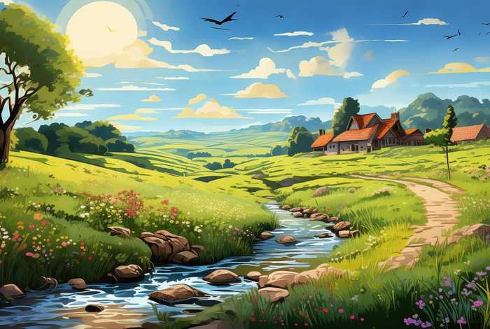 描写乡村生活的美文摘抄 描写乡村生活的美文摘抄一些优美的好词