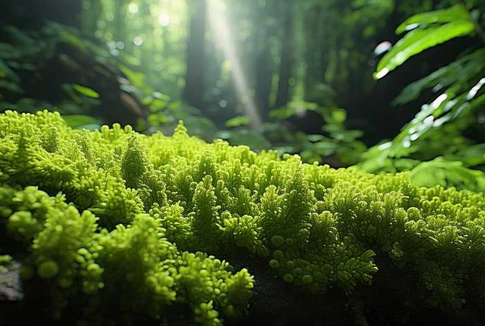 生活在潮湿陆地上的藻类植物有哪些，生活在潮湿陆地上的藻类植物有哪些图片