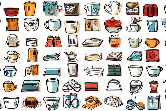 生活用品简笔画100个 生活用品简笔画100个图片