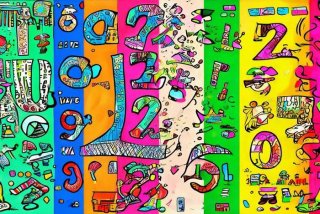 生活中的大数手抄报模板可打印 - 生活中的大数手抄报 模板