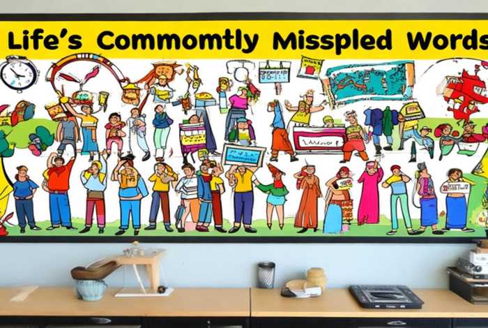 生活中的易错字板报；生活中的易错字手抄报