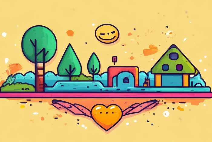 生活标志设计绘画图片；生活标志设计绘画图片简单