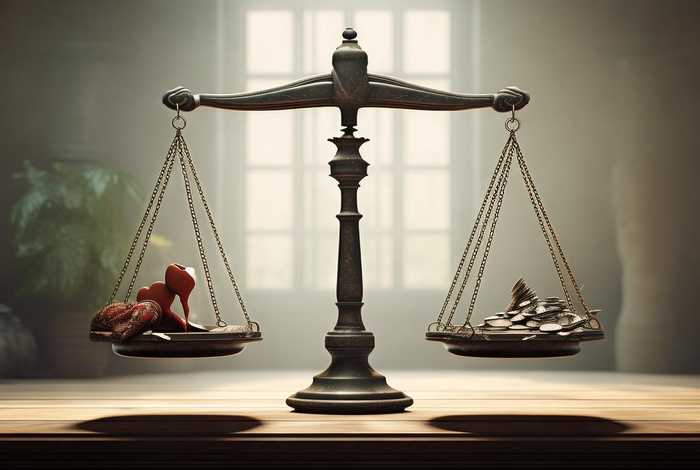 生活的天平永远不会向你倾斜；生活的天平永远不会向你倾斜什么意思