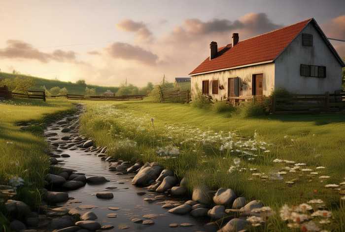 平淡的乡村生活，平淡的乡村生活图片