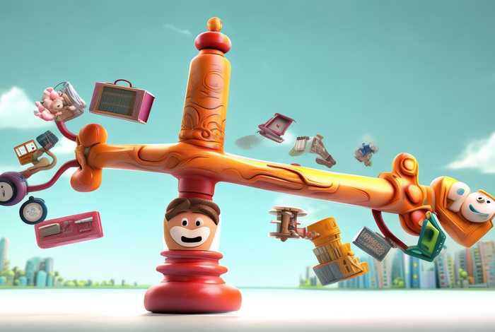 生活杠杆图片（生活杠杆图片卡通）