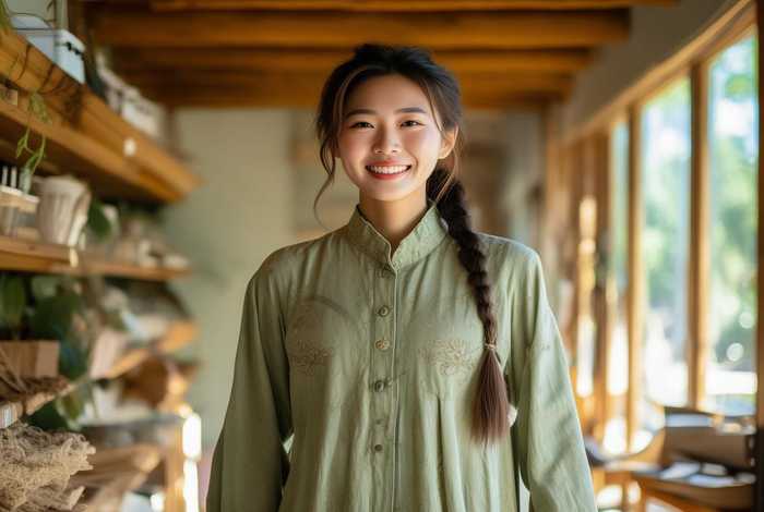 木槿生活店员服装；木槿生活店员服装图片