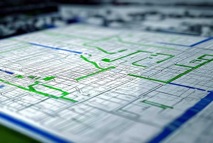 生活垃圾收集路线设计，生活垃圾收集路线设计cad