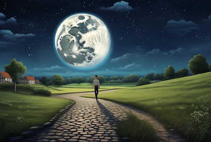 生活如明月般皎洁，生活如圆月,梦想皆达成,幸福明月光,伴你天下行