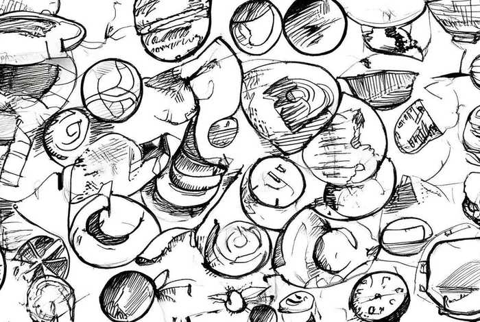 生活中的圆形物品简笔画图片；生活中的圆形物品简笔画图片大全