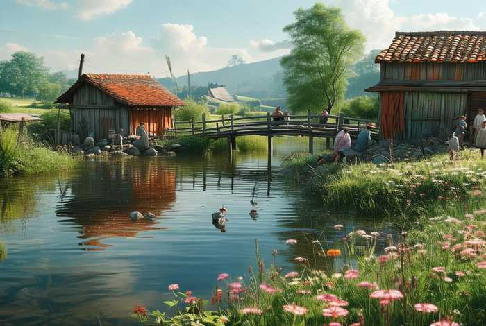 什么的田园生活是孟浩然笔下的美好境界、孟浩然的什么写出了美丽的田园风光